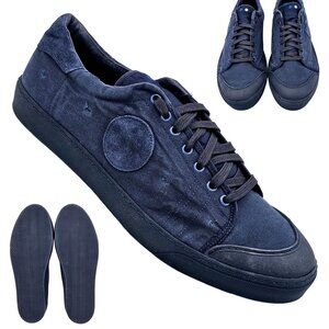 NEW Blue Scarpa Italy Mens 15 Navy Blue Casual Shoes Italian Low Sneakers Tennis